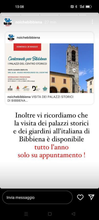 Piano Nobile Apartment Bibbiena Bagian luar foto